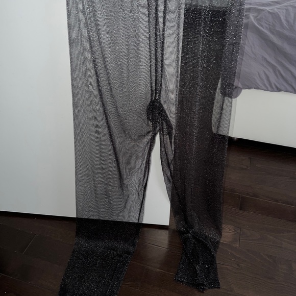 See through black pants in size small - Picture 5 of 5
